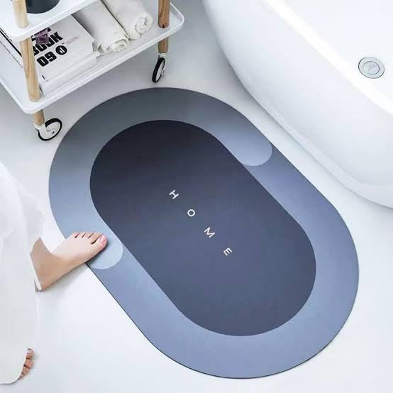 Water Absorbent Floor Mat – Soft & Quick-Dry Bathroom Rug (38x58cm)