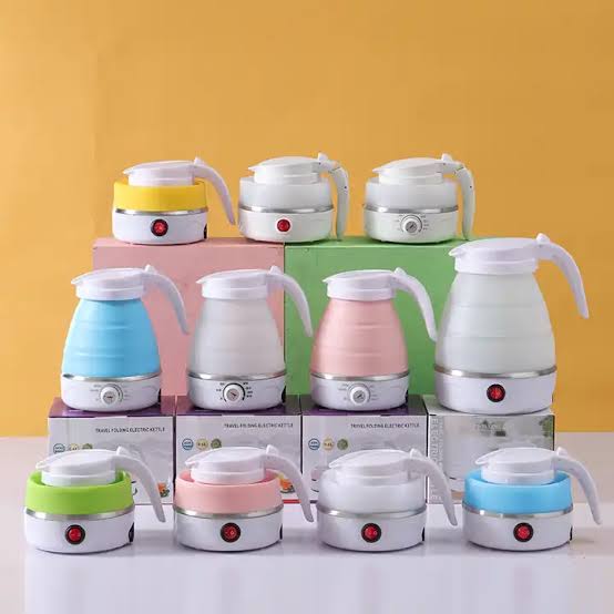Portable Folding Electric Kettle – Travel-Friendly Silicone Water Boiler