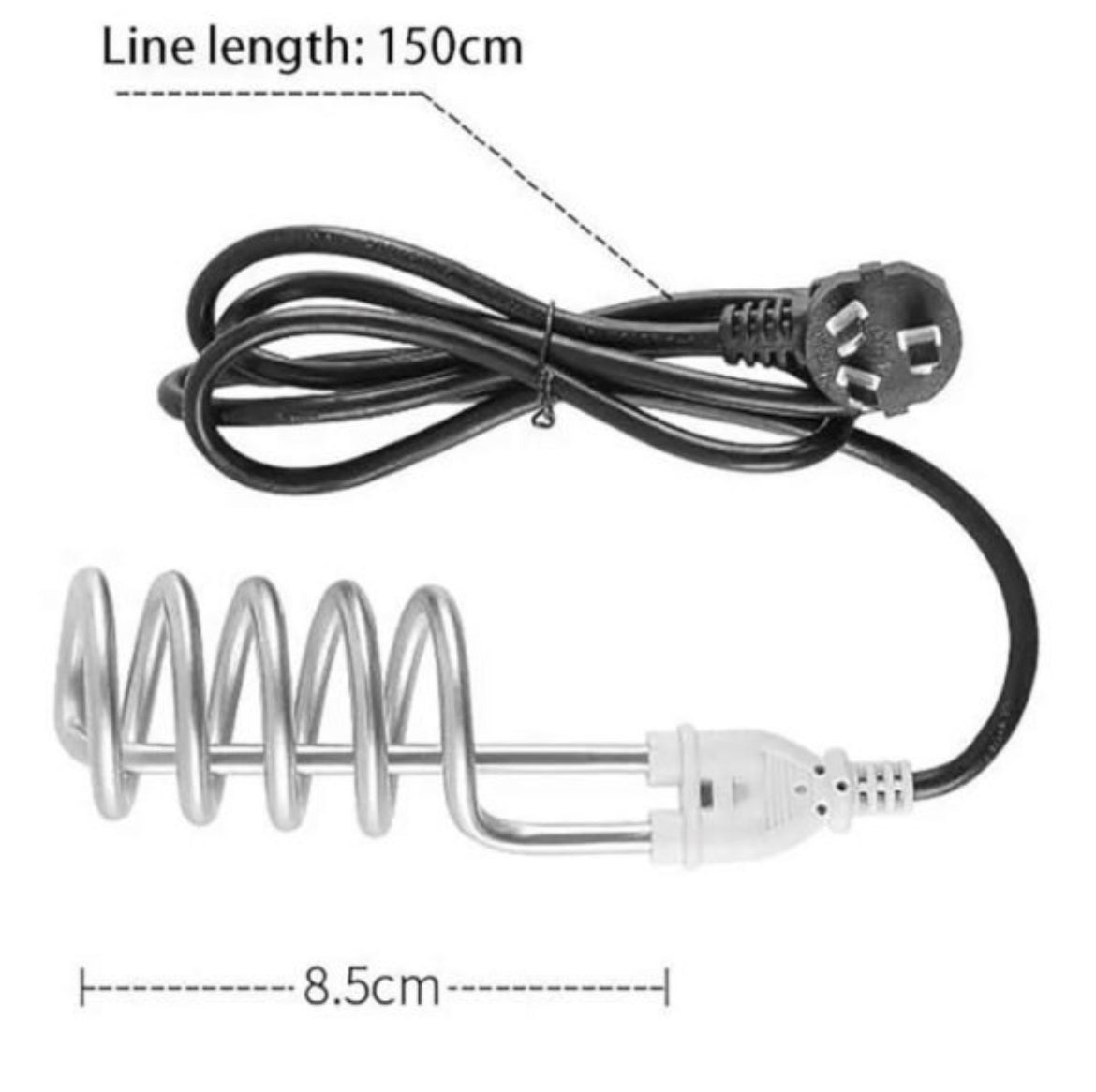 NSG F8 2000W Stainless Steel Electric Heating Rod - Durable & High-Performance