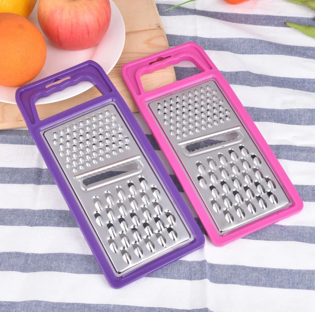 Stainless Steel Multifunctional Shredder – 4-in-1 Vegetable Grater & Slicer