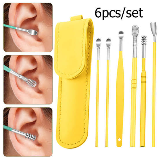 Premium Stainless Steel Ear Cleaning Kit – Safe & Reusable Earwax Removal Tool