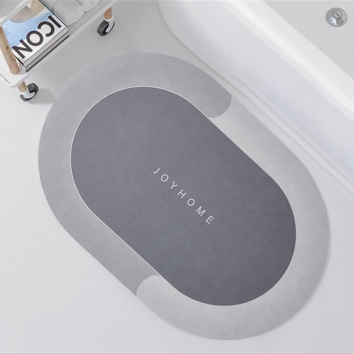 Water Absorbent Floor Mat – Soft & Quick-Dry Bathroom Rug (38x58cm)