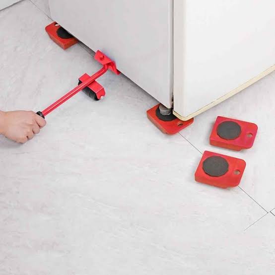 Furniture Lifter & Mover Tool Set – Heavy-Duty 360° Rotating Moving Rollers