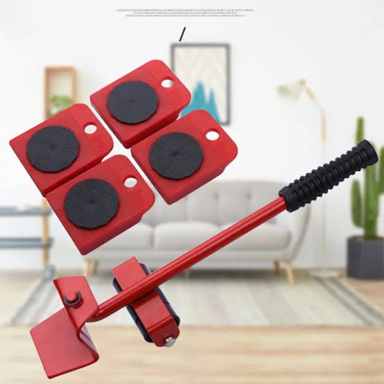 Furniture Lifter & Mover Tool Set – Heavy-Duty 360° Rotating Moving Rollers