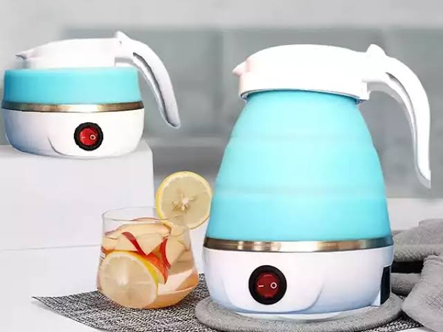 Portable Folding Electric Kettle – Travel-Friendly Silicone Water Boiler