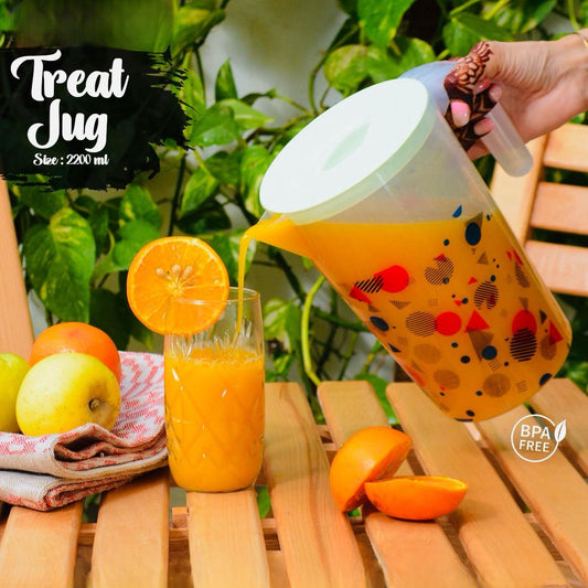 Treat Jug – BPA-Free 2200ml Water & Juice Pitcher with Lid