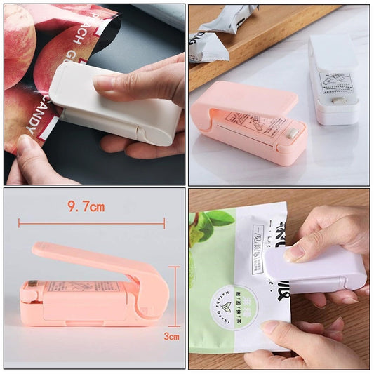 Mini Portable Heat Sealer – Handheld Bag Resealer for Food Storage