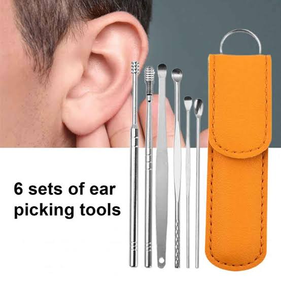 Premium Stainless Steel Ear Cleaning Kit – Safe & Reusable Earwax Removal Tool