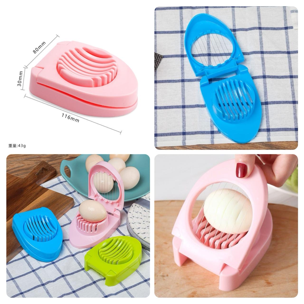 Multipurpose Egg Slicer – Stainless Steel Wire Cutter for Eggs, Fruits & More
