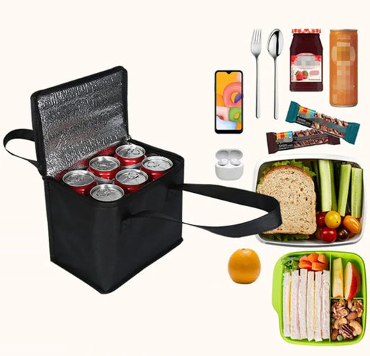 Portable Thermal Insulated Cooler Bag – Hot & Cold Food Storage