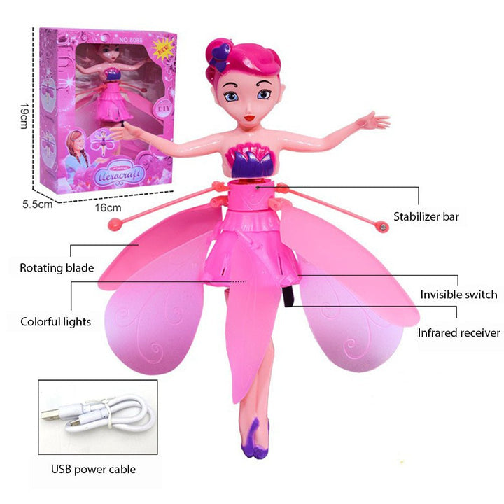 Flying Fairy Doll – Magical Hand-Controlled RC Toy for Kids