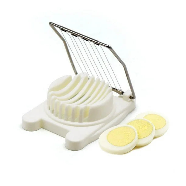 Multipurpose Egg Slicer – Stainless Steel Wire Cutter for Eggs, Fruits & More