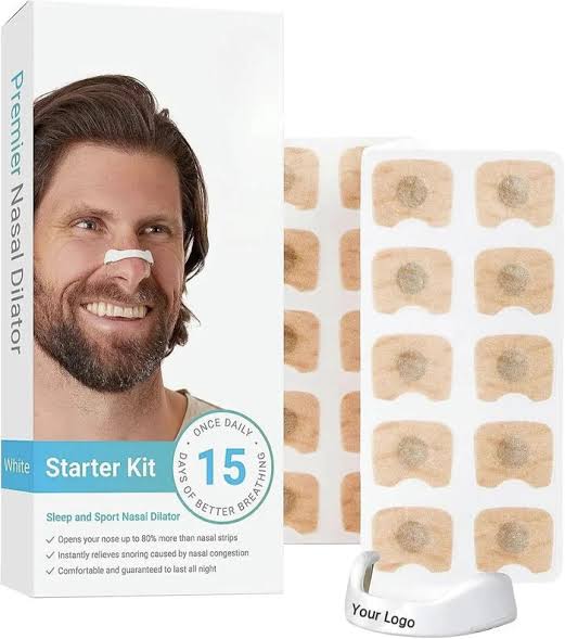 Anti-Snoring Nasal Dilator Strips – Breathable & Comfortable Nasal Expander